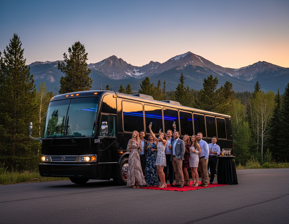 Lakewood party bus and bus charter