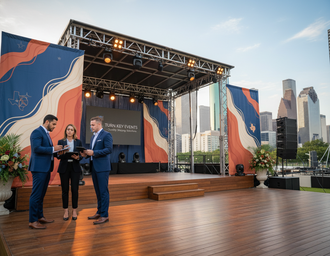 Band Stage Rental Houston